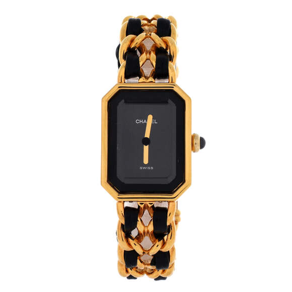 Chanel Jewelry - Chanel 20 Premiere Rock Quartz Watch Plated Metal and Leather